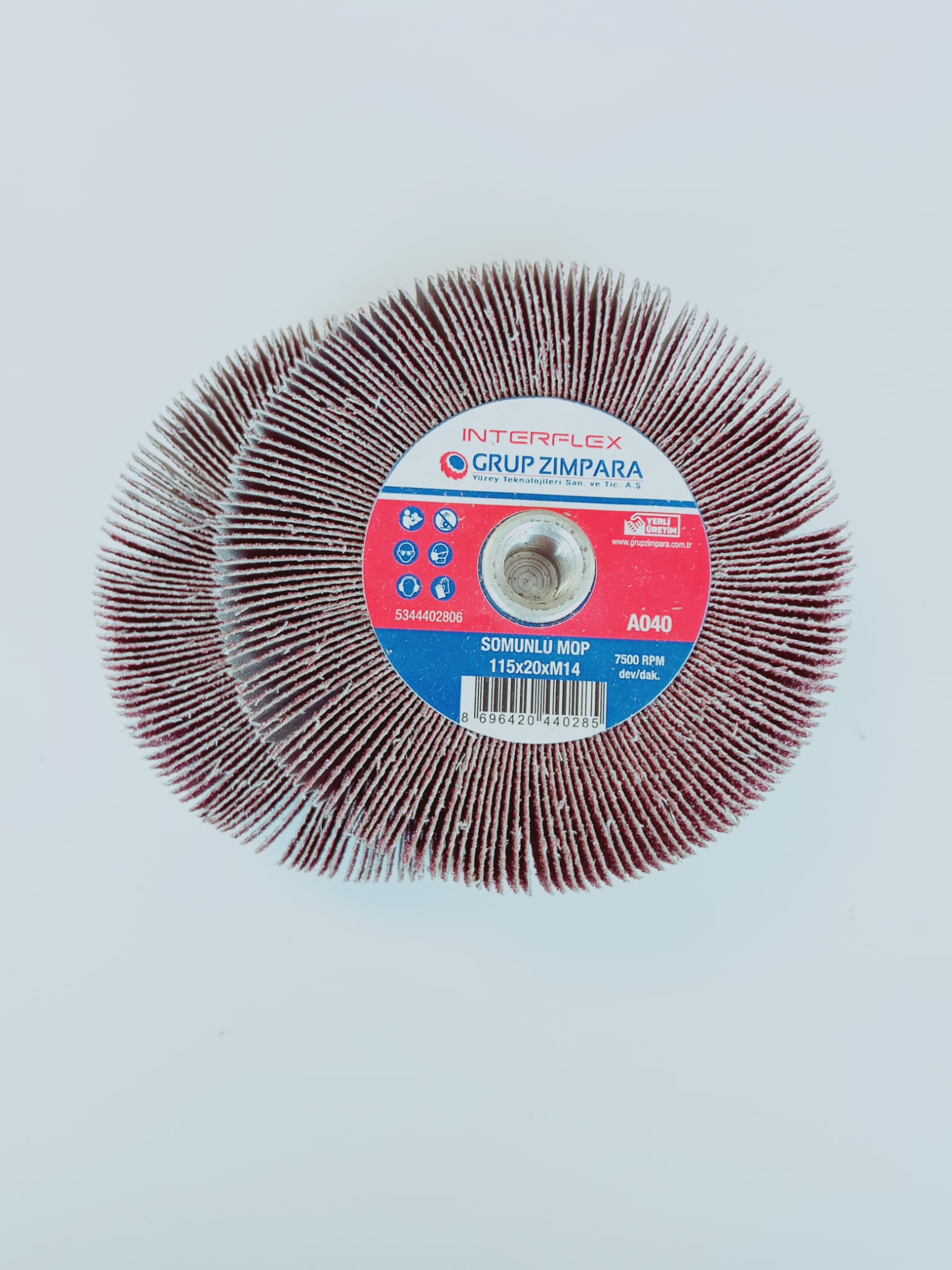 115X20 VİDALI MOP ZIMPARA - ZMP.VİDALI