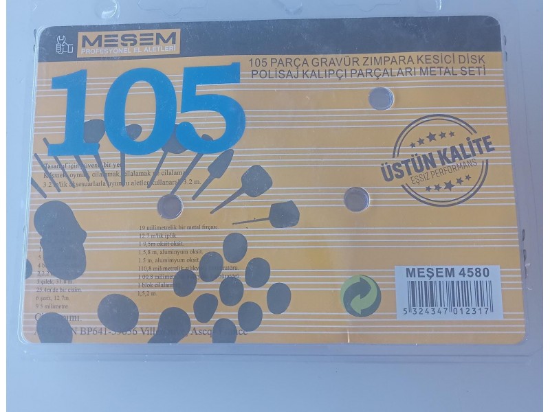 105 PARÇA GRAVÜR SETİ